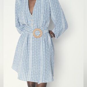 Zara Belted Mini Dress